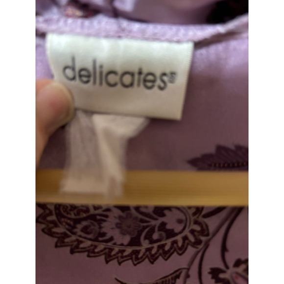 Delicates silky Satin midi duster robe housecoat - Picture 5 of 6